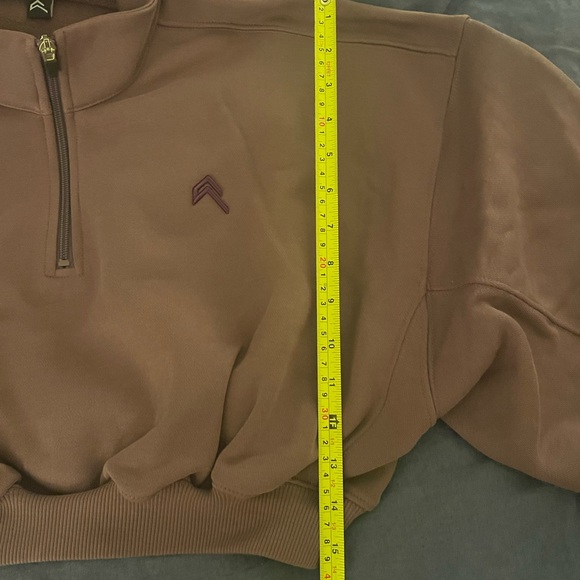 Oner Active All Day Cosy Crop 1/4 Zip Sweatshirt - Picture 7 of 8